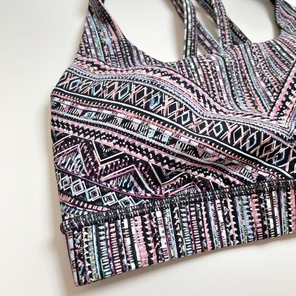 Lululemon Energy Sports Bra Tribal Pace Full-On Luxtreme Stretch 4 NWT - Picture 3 of 7